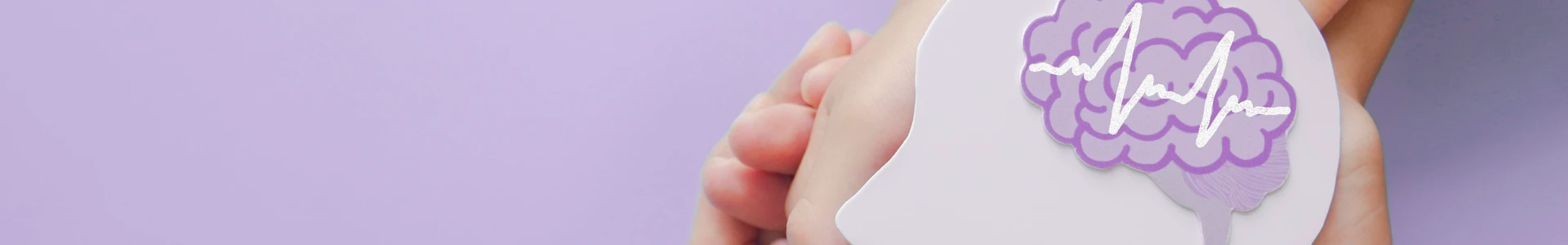 banner - fioletowa makieta działania mózgu
